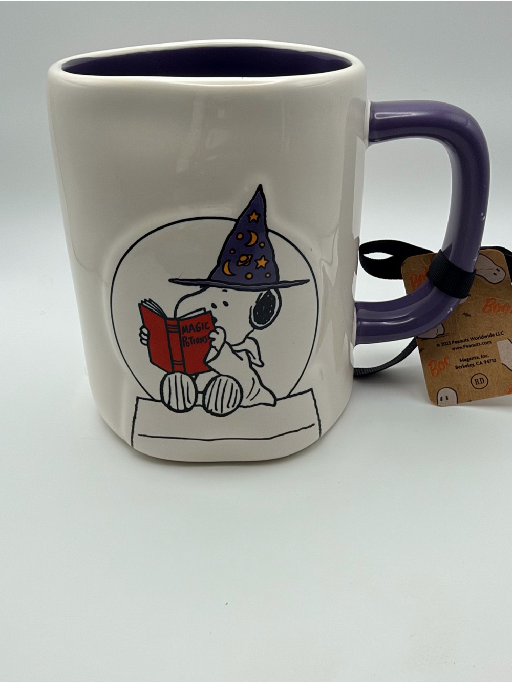 Rae Dunn Peanuts Snoopy Magic Potion Halloween Mug Witch 2023 NWT